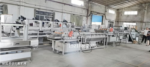 2020年學校食堂凈菜加工流水線設備
